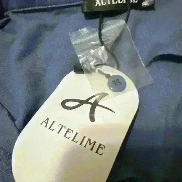 ALTELIME Women's Collared 3/4 Roll up Sleeve Pullover Top NWT Size XXL - Picture 8 of 10